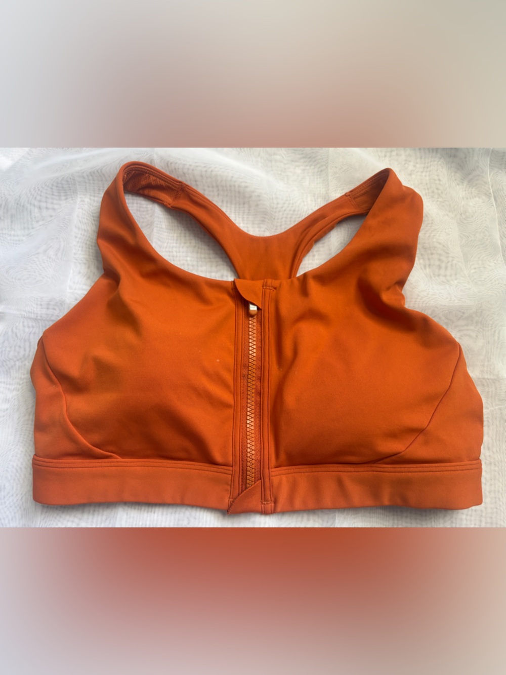 Athleta Front-Zip Sports Bra - Large